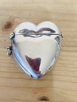 Ezüst  925 ös szív alakú gyufagyújtó doboz