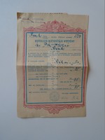 Za397.27 Compulsory insurance policy recsk 1953