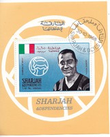 Sharjah emlékbélyeg kisív 1968