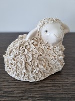 Iparművészeti kerámia bárány-17 cm