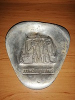 Fém tálka Metripond felirattal 12,5*13,5 cm (KV)