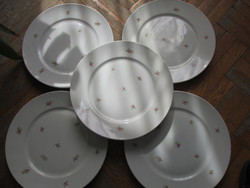 5 db 1920-as évekből Zsolnay lapos tányér alján jelzett