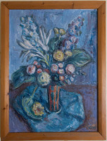 Virágcsendélet 1920 körül, vászon