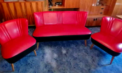 Sky club armchair + sofa, retro piece ...