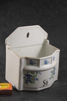 Antique floral porcelain salt shaker 963