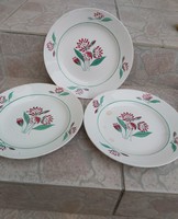 Retro granite floral pattern flat plate plates plate nostalgia village peasant decoration