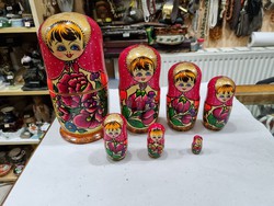 Régi szovjet fa babák