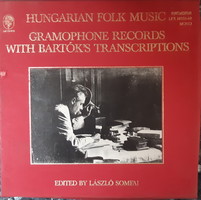 GRAMOPHONE RECORDS WITH BARTÓK'S TRANSCRIPTIONS   3 LP