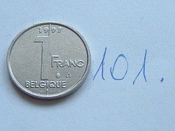Belgium Belgium 1 Franc 1997 (s + ah) King Albert II 101.