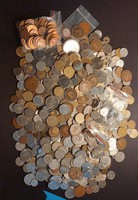 World coins mixed over 4kg