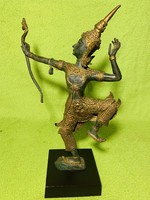 Large bronze siva statue, Hindu deity with original gilding with lead seal