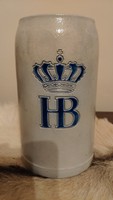 HB 1 literes vintage  kerámia korsó