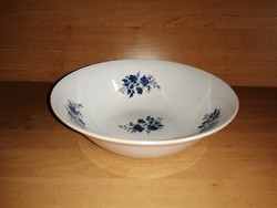 Kék virágos porcelán tál  átm. 20 cm (6p)