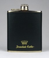 1I264 Metal Dromoland Castle Fruit Brandy Flask