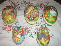 Húsvéti papírmasé cukortartó tojás Húsvétig akciós áron egyben eladó