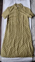 LEÁRAZVA Vintage eredeti ERRENNO Milano Italy selyem nyári ruha 42 méret kiwi zöld a divat hazájából