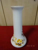Aquincum porcelán váza, őszi motívummal. Vanneki! Jókai.