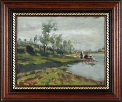 Berkes Antal 1874-1938, folyóparti pillanat