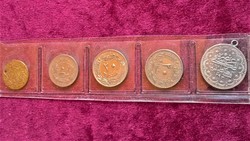 Turkish coins (5 pieces) with silver!