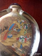 Kínai illatszeres flakon,miniatűr festéssel