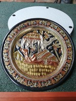 Copper camel motif wall plate