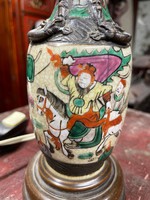 Antik kínai, nanjing porcelán lámpa, keleti, ázsiai, japán