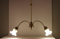 Antik réz szecessziós lámpa vintage