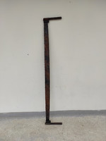 Antik kétemberes fűrész favágó szerszám eszköz különleges gyűjtői ritkaság 5348