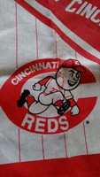 The original u.S.A. Baseball cincinnati reds vintage scarf, bandana, 1995 100% cotton rn13962