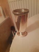 Wonderful old mappin & silver plated glass for webb