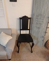 Neobarokk fekete szék