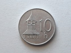 10 Halierov 1997 érme - Szlovák 10 halierov 1997 külföldi pénzérme