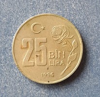 Törökország - 25000 lira 1996