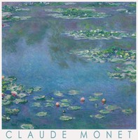 Claude Monet vízililiomok 1906 impresszionista francia festmény plakát reprint tavirózsa tó tájkép