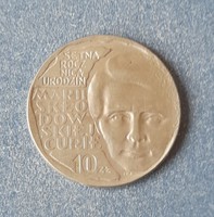 Lengyelország - 10 zloty 1967 * Maria Skłodowska-Curie
