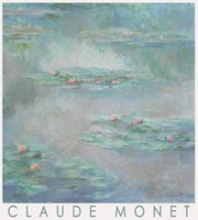 Claude Monet vízililiomok 1908 impresszionista francia festmény plakát reprint tavirózsa tó tájkép