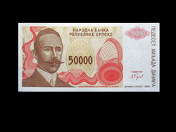 UNC - 50 000 DINÁR - BOSZNIA - HERCEGOVINA - 1993
