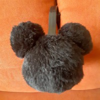 Disney füllvédő, fekete Miki egér, a Mickey Mouse fülek.