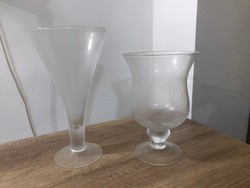 2 db üveg váza