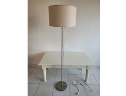 Retro old chrome floor lamp with height adjustable mid century lamp