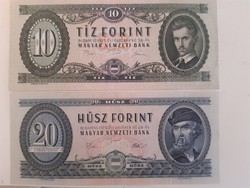 10 és 20 forintos 1975
