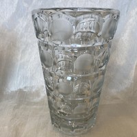 Glass vase with beautiful pattern