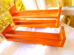 3 pcs wooden wall shelf for spice storage (1000 ft / pc)