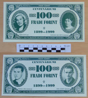 Fradi 100 forint 1999 emlékpénz unc