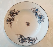 Old vintage porcelain wall plate decorative plate floral plate 23 cm