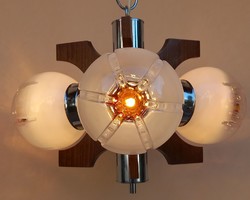 Mazzega murano space age retro design chandelier