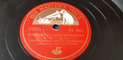 Bruno Walter conducts gramophone record shellac at 78 rpm