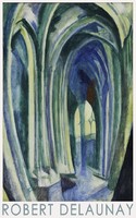 Robert delaunay saint sévrin no5 rainbow1909 french avant-garde painting art poster blue green