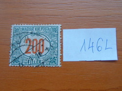 MAGYAR KIR. POSTA 200 FILLÉR 1920 3-S LYUKASZTÁS   146L