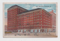 Old Postcards - Régi Képeslapok - U.S.A. - Fort Pitt Hotel, Pittsburgh, Pa. feladás éve 1928.